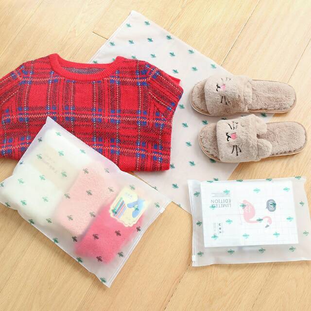 

Cactus Zipper Storage Bag/plastik penyimpanan