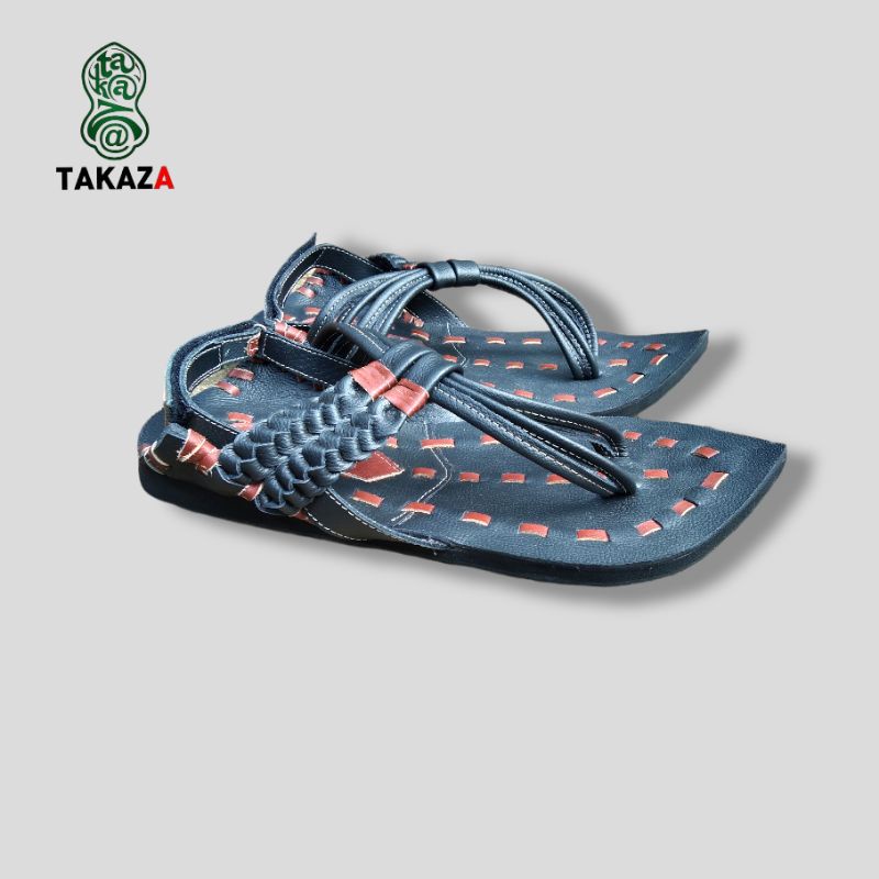 COD | Sandal Takaza Replika Terompah Nabi Bahan Kulit Original