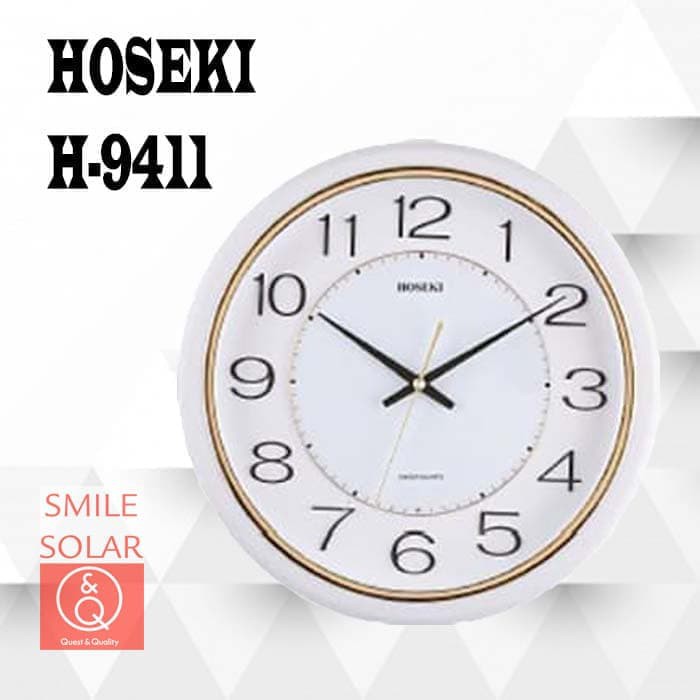 Wall Clock/Jam Dinding Rumah/Kantor Sleep Sweep Bergaransi H-9411