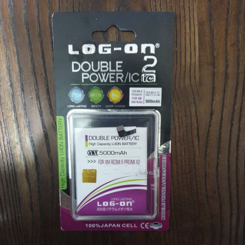 baterai redmi 6 pro / MiA2 BN47 double power Logon