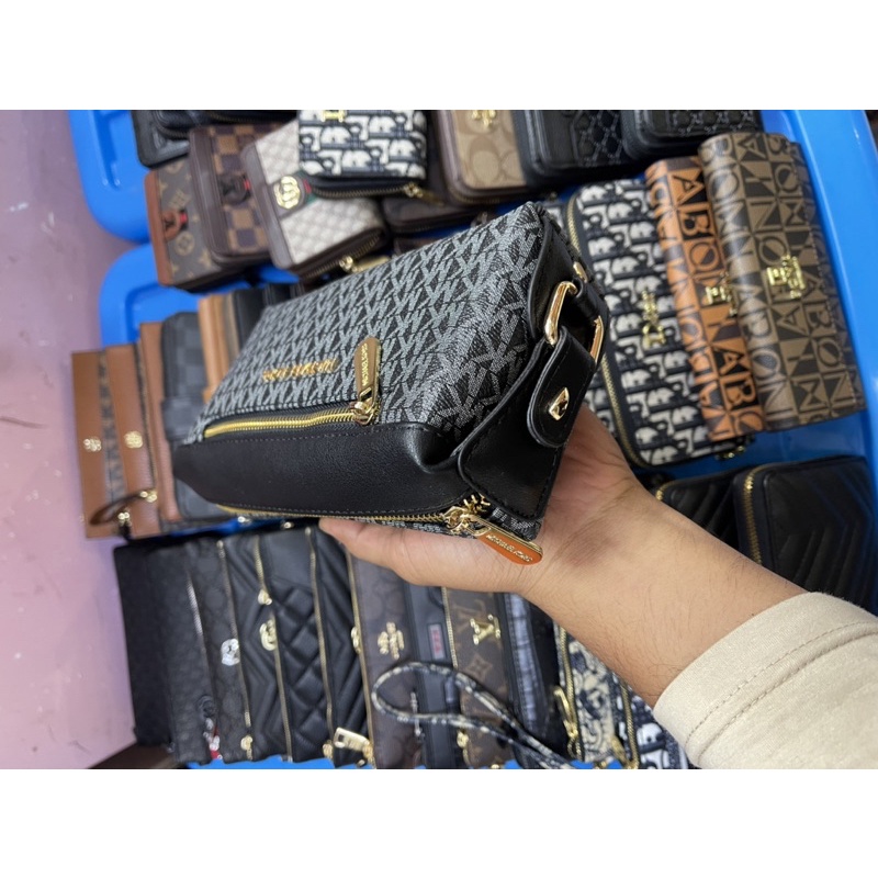 Tas Handbag MK Import Tas Tangan pria/wanita mirror MK 66-3