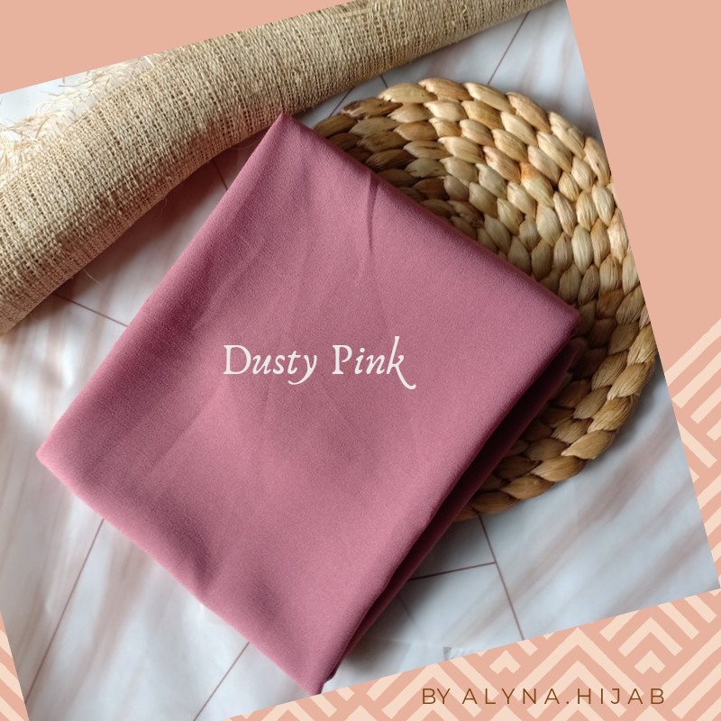 Khimar Diamond Ped /hijab syar'i / terbaru / bergo-Dustypink