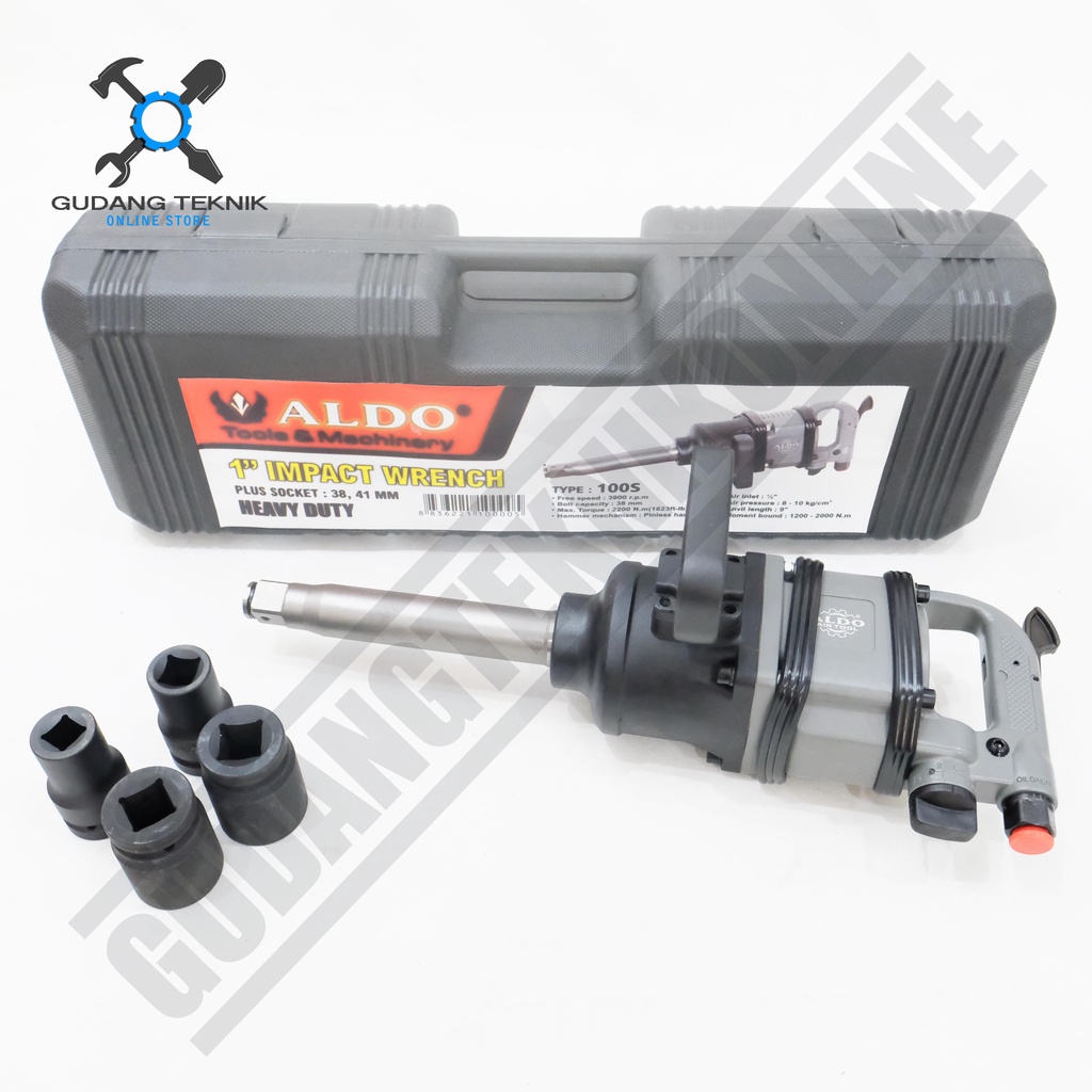 Air Impact Wrench 1&quot; ALDO IPW-505 / Mesin Pembuka Baut ALDO 1 Inch - Pembuka Baut Angin ALDO 1Inch