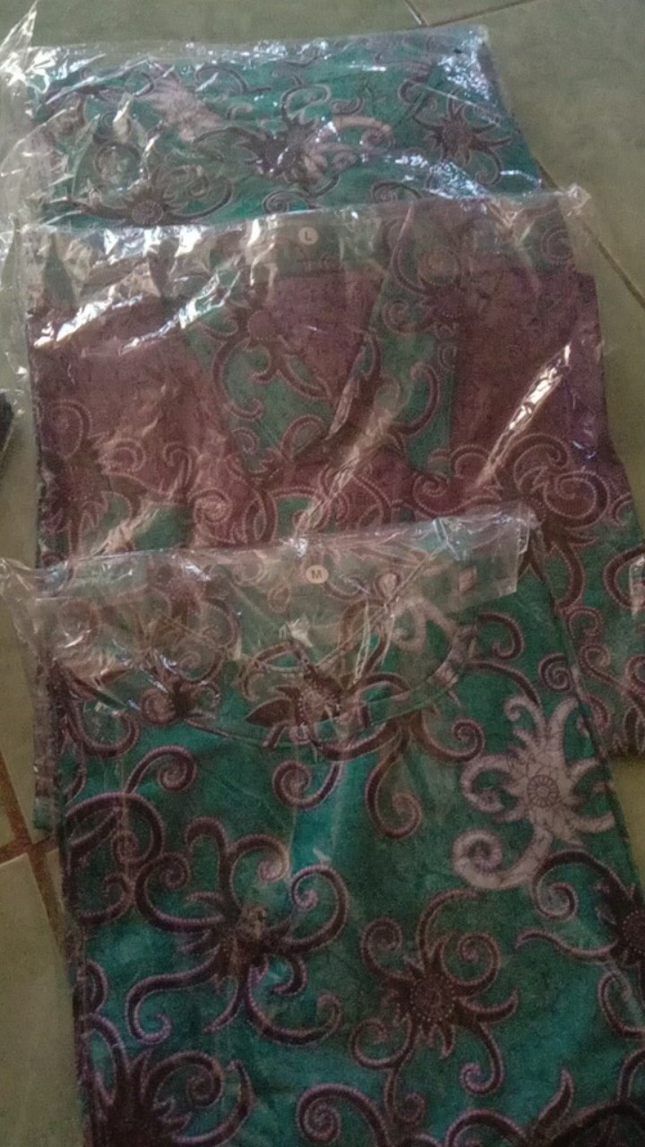 Batik Couple Keluarga - Sania Ruffle Ori Ndoro Jowi Dnt Sogan Cumi Tosca