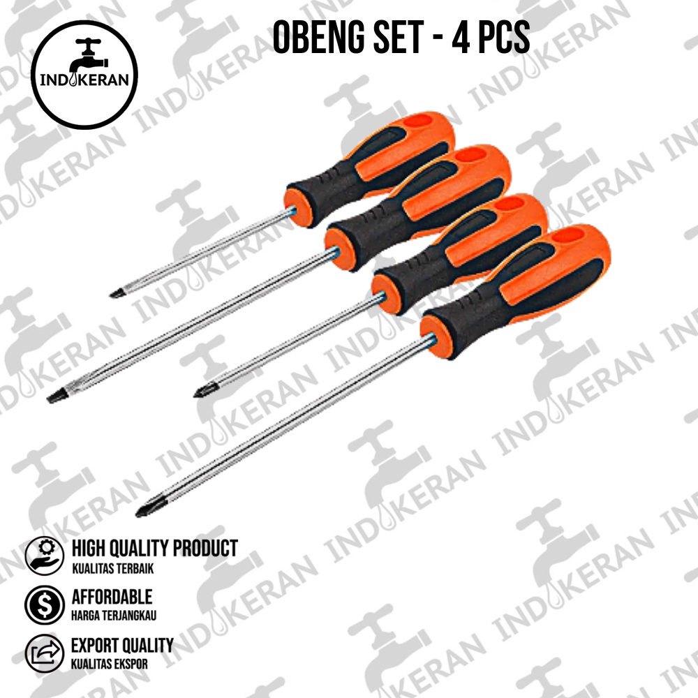 INDOKERAN - Obeng Set - 4 Pcs