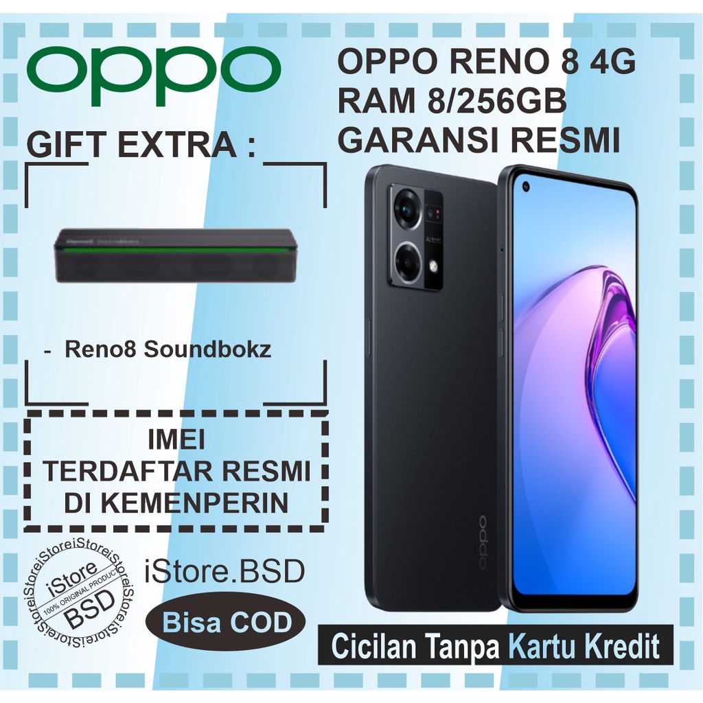 OPPO RENO 10 5G RAM 8/256GB [AMOLED, MediaTek Dimensity 7050, 64MP Main Camera, 67W SUPERVOOC Charging, 5000mAh battery]