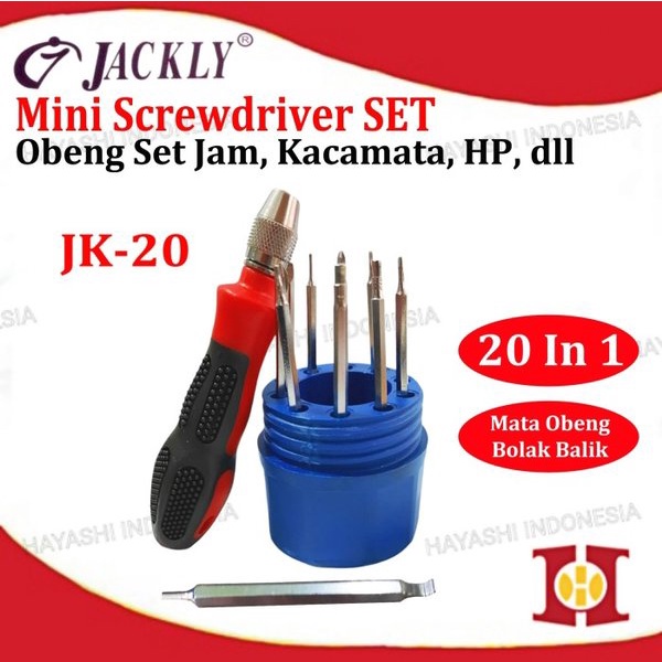 Obeng Set Bolak Balik Service Jam Kacamata HP Handphone PC Computer