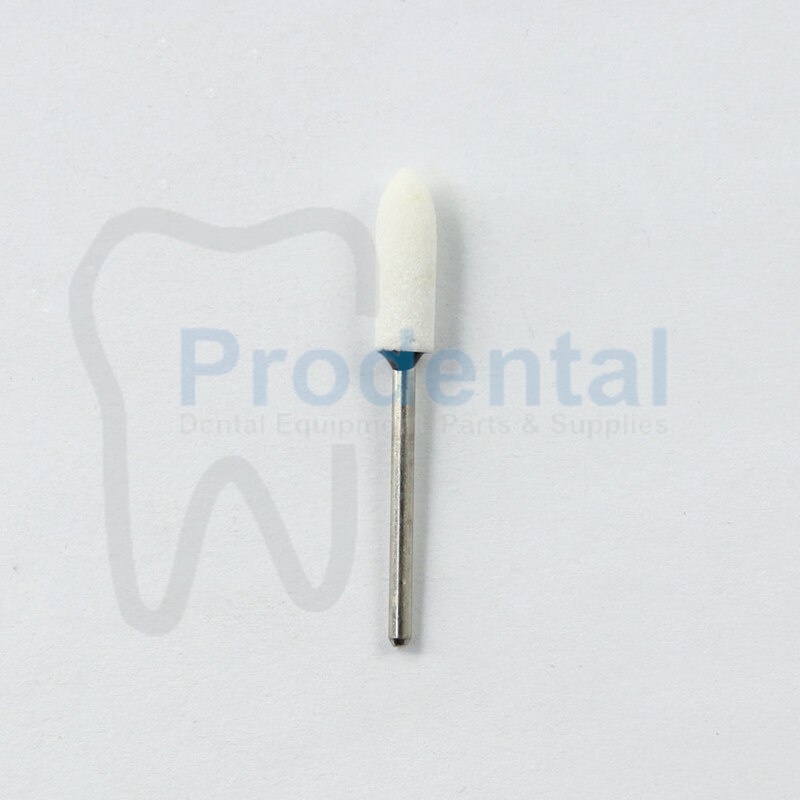 Dental Stone White / White Bur Stone Putih Mata Bur Poles Gigi (White C)