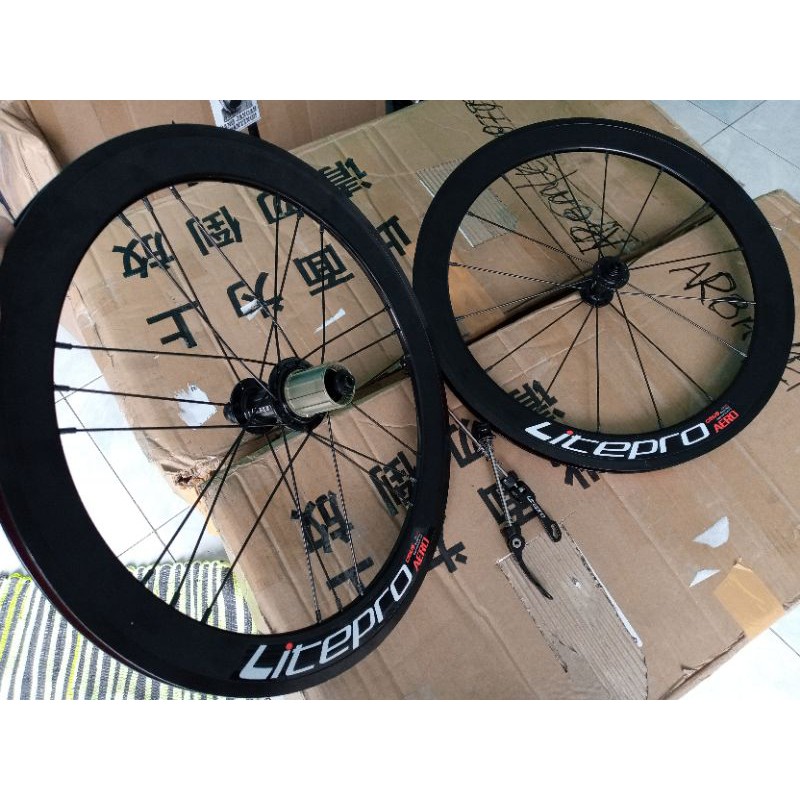 wheelset litepro aero 20 406 vbrake jumphole