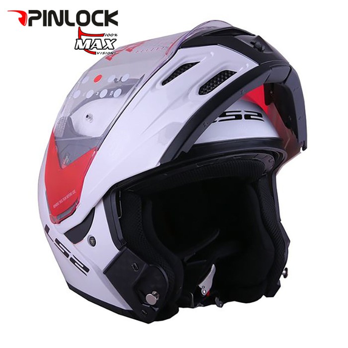Unique Helm LS2 FF324 Metro Solid White   Putih  SIZE XXL