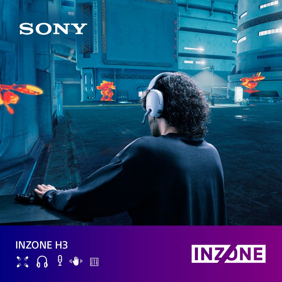 Sony INZONE H3 Wired Cable Kabel Gaming Headset With 360 Spatial Sound MDR-G300