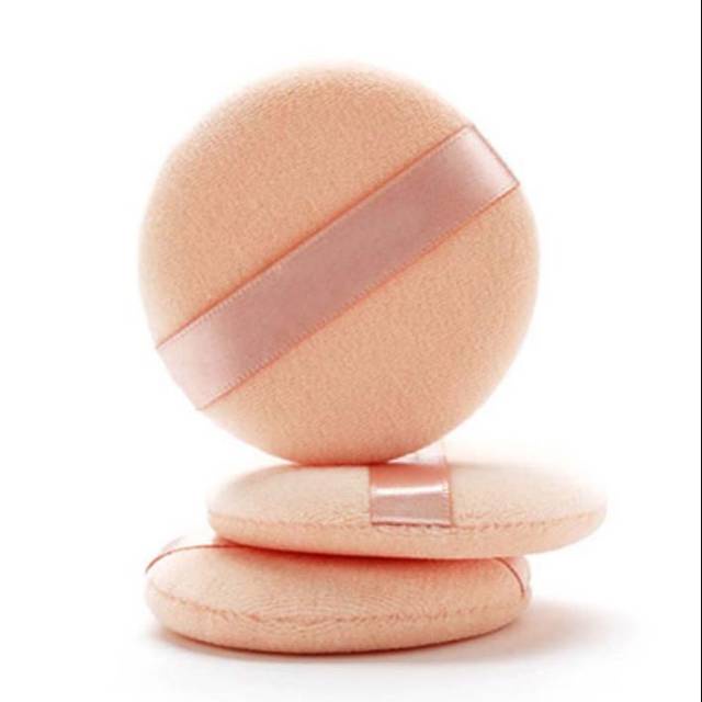 ❤ RATU ❤ Sponge Bedak Tabur / Padat Spons Spon Make Up Wajah Premium Murah Mini isi 3