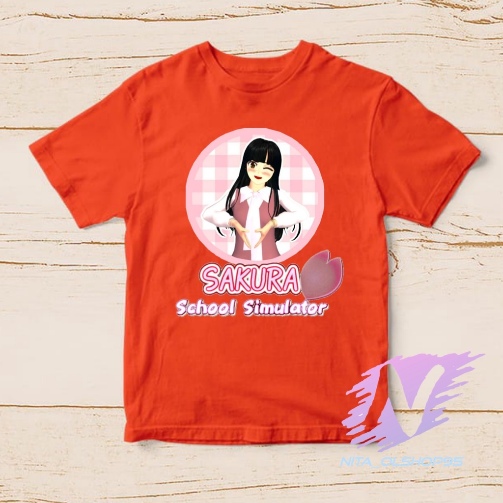 kaos sakura school simulator love kaos anak terlaris