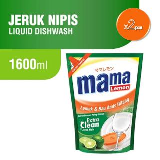 Jual Mama Lemon Cairan Pencuci Piring Jeruk Nipis Pouch Twin Pack 2 x 1