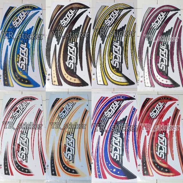 Striping sticker variasi honda scoopy fi 2013-2015 scoopy sport