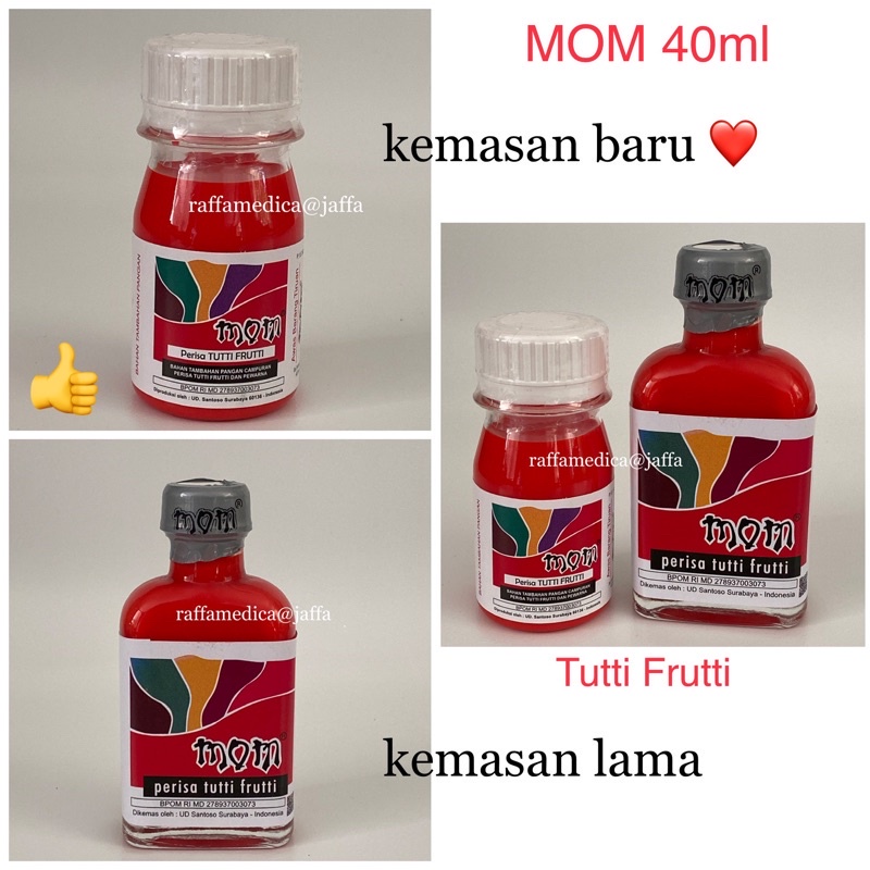 

✨ READY ✨ Essence MOM 40ML untuk ES / Minuman / KUE dan PUDDING || PERISA MOM || 40ML
