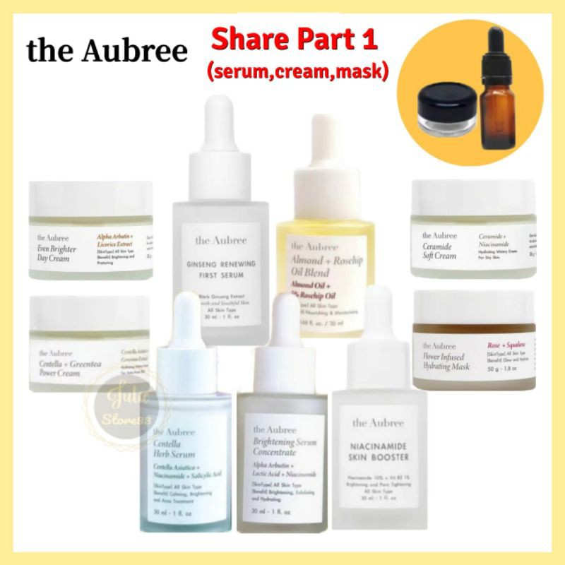 (Share) the Aubree Centella Herb Serum Centella Greentea Power Cream Even Brighter Day Cream