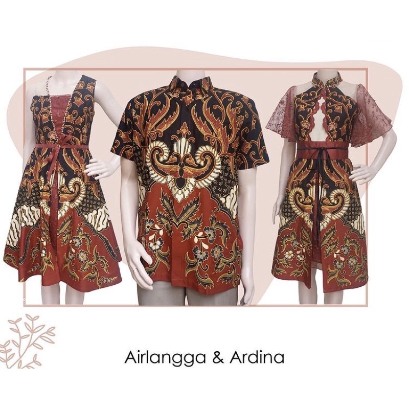 Airlangga Ardina Batik set