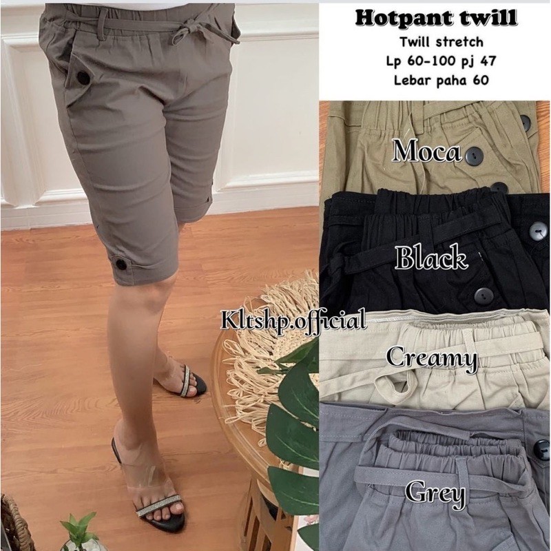 HOTPANT TWILL // HOTPANT PREMIUM // HOTPANT WANITA