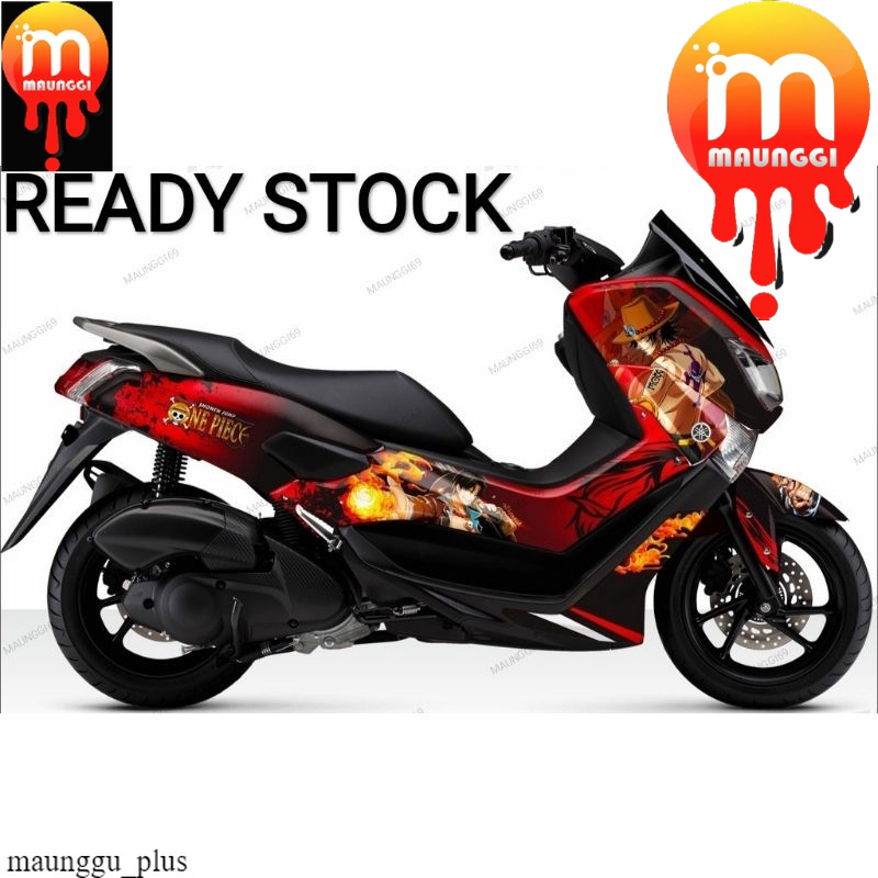 Decal nmax 155 full body Striping yamaha nmax old full motif one piece Stiker nmax Sticker motor nma