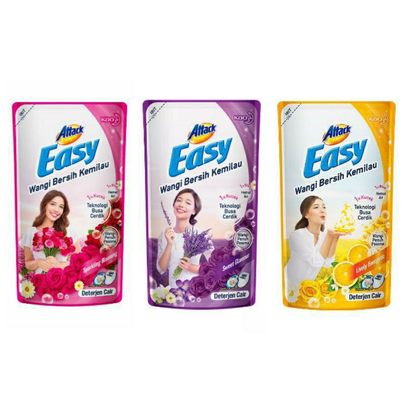

Attack easy cair 750 ml | Deterjen Cair