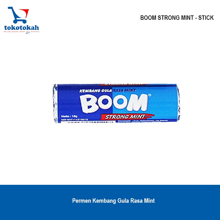 

(30 pcs) BOOM STICK permen kembang gula rasa strogmint
