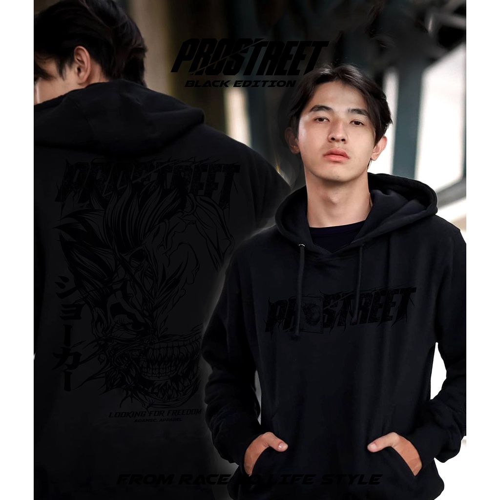 Jaket Hoodie PROSTREET BLACK EDITION Joker x Venom Terbaru