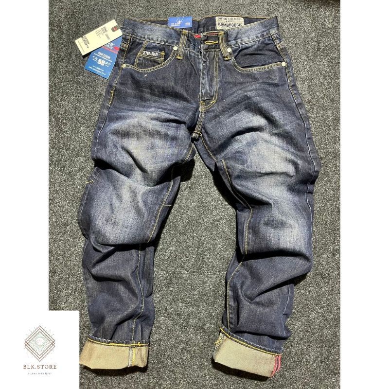 Celana Panjang Jeans Pria Casual Bombbogiiee BM Original dan Murah Meriah/celana distro super premium murah meriah