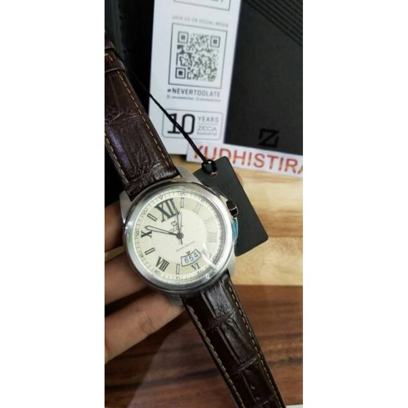 Jam Tangan Pria Zeca Watches Original 261M LBR Resmi Zeca Watches 10Thn