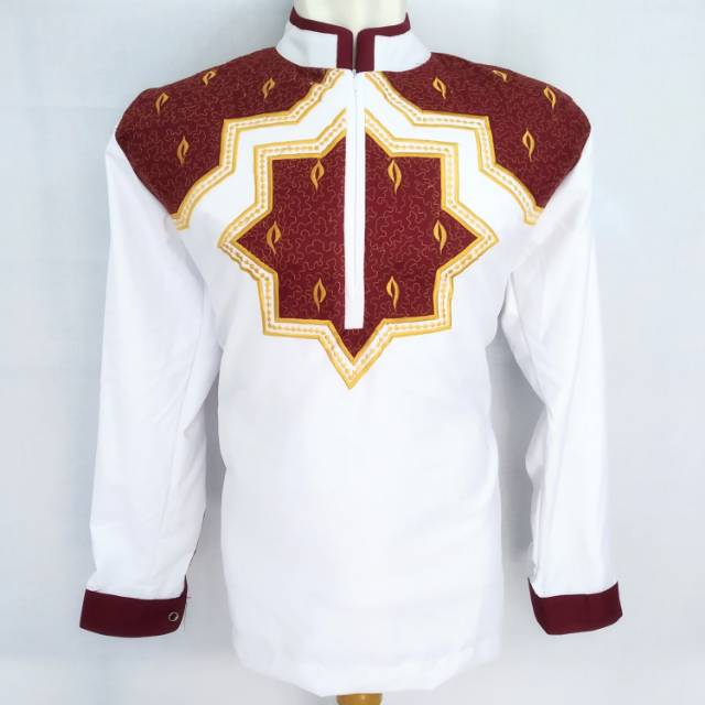 Busana Muslim pria Mewah koko bordir Bintang djiharkah fashion