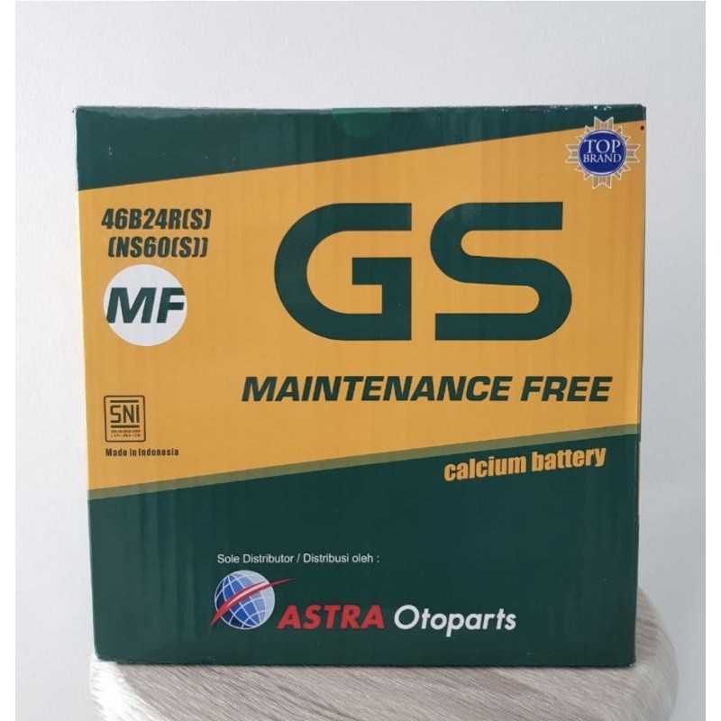 Aki Mobil GS Astra MF NS60S 45Ah Garansi 12 bln