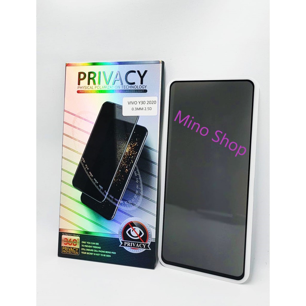 TEMPER GLASS - TG VIVO Y30 2020 ANTY SPY 5D FULL SCREEN COVER