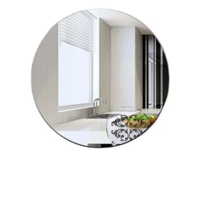 cermin tali rami cermin bulat cermin aesthetic cermin rias bundar cermin tempel dinding gantung 20cm-1