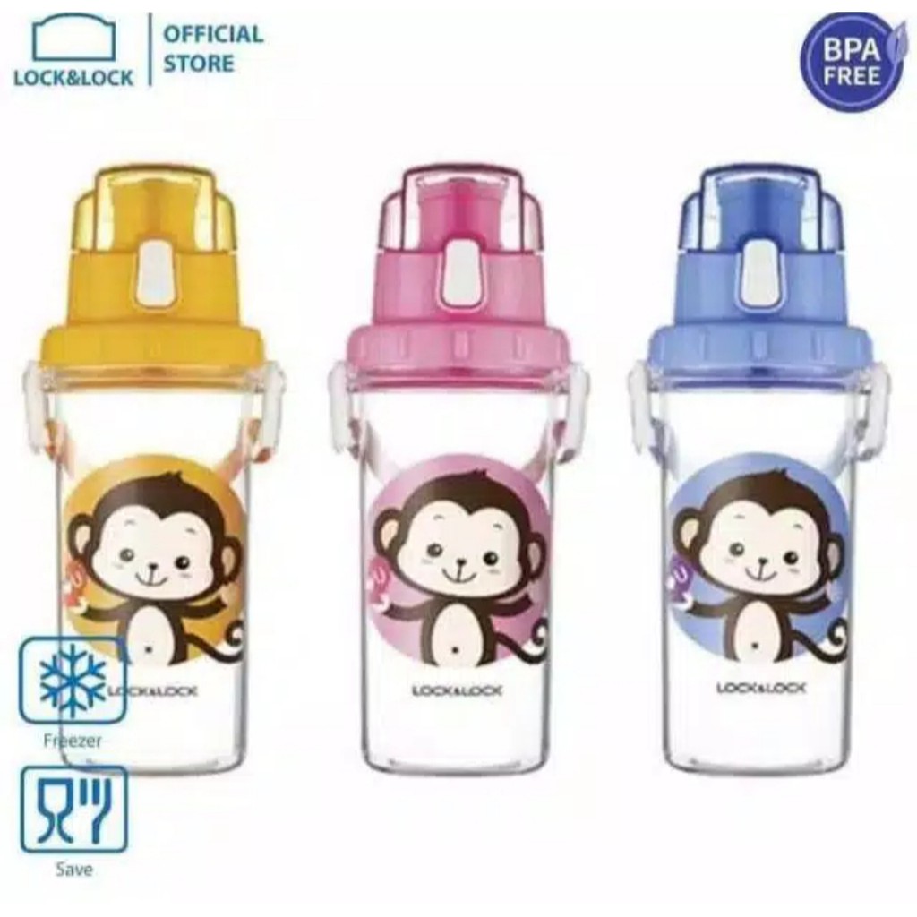 Lock n Lock Kids Bottle 600ml botol minum anak lucu