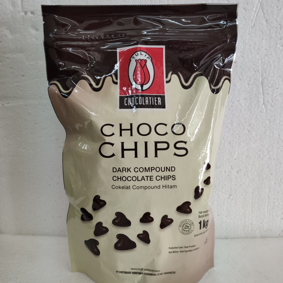 

Tulip Dark Compound Choco Chips 1kg