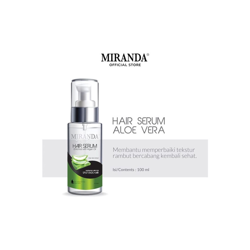 Miranda Hair Serum 100ML / Serum Rambut / Vitamin Rambut BPOM ORI