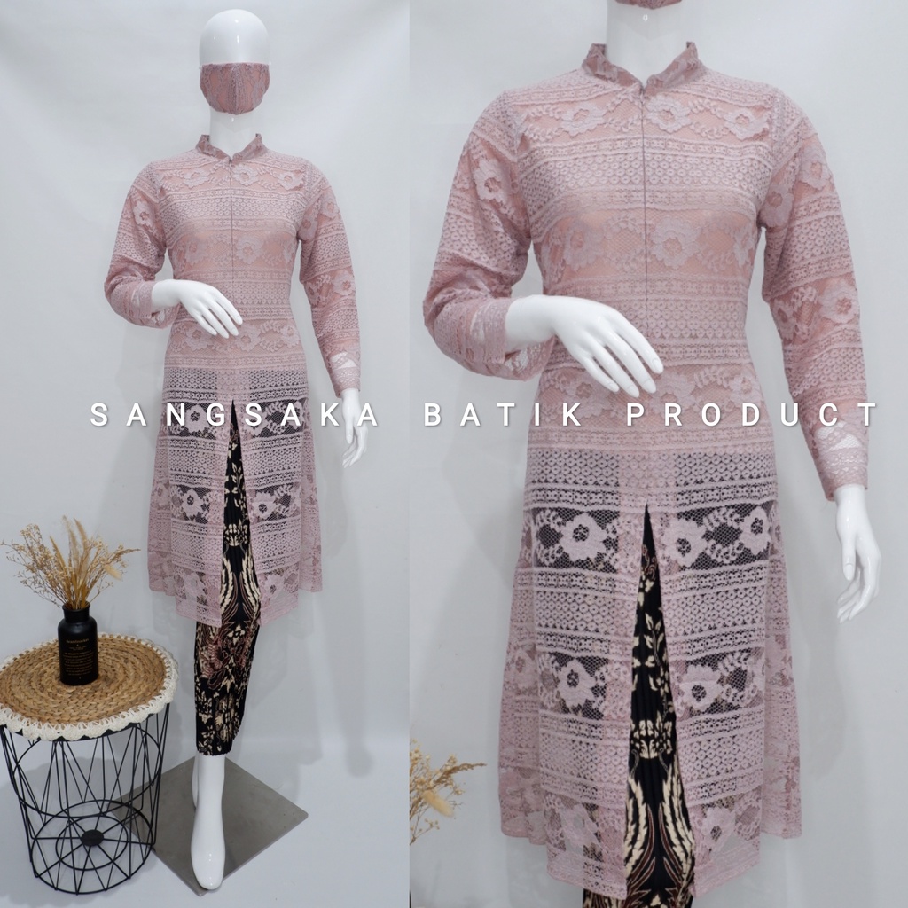 Kebaya Tunik / Tunik Brokat / Kebaya Modern / Kebaya tile / Kebaya Favorite / Batik Couple