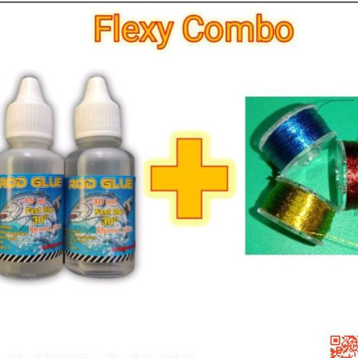 Lem Guide Ring joran + Benang wraping untuk joran pancing all varian kuat