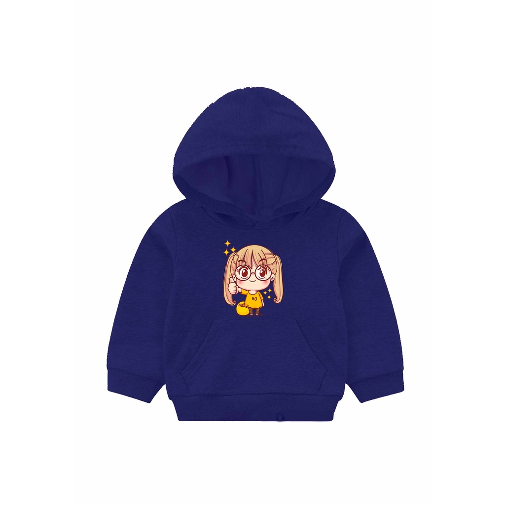 Hoodie Kawai girl Sweater Anak Fleece Pakaian Anak