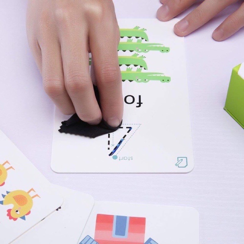 Mideer write and wipe activity cards - card edukasi - kado anak