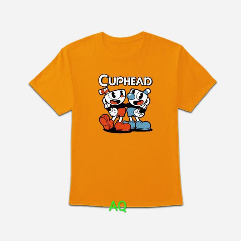 Kaos Anak Cuphead Tshirt Anak Cuphead Usia 1-10 Tahun