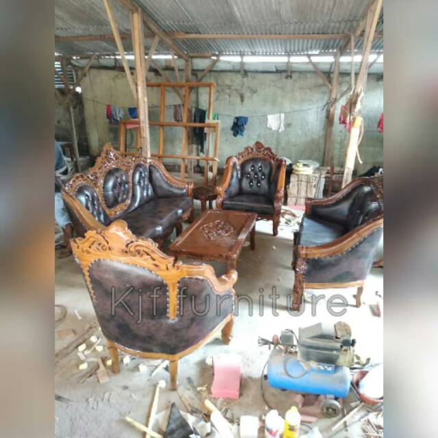 Kursi tamu jati ukir sofa jati kursi ganesha jati