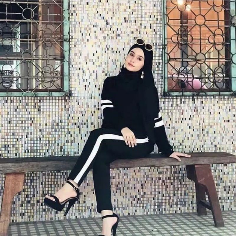 zara pants / zara stripe / zara pants jumbo / legging jumbo /zara pant stripe murah