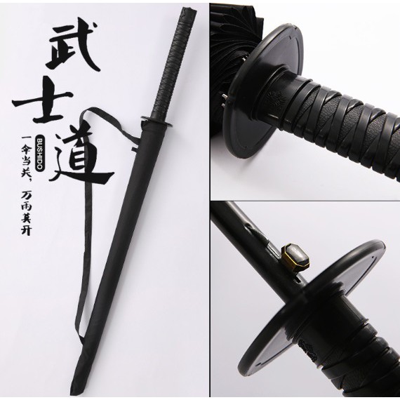 Payung Unik Keren SAMURAI Hitam Jumbo Funnny Umbrella