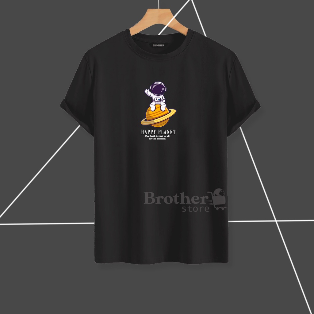 BROTHER STORE - Kaos Distro Pria - KAOS COWOK CEWEK - Kaos Kata Kata - Articel Bumi Bahagia Premium