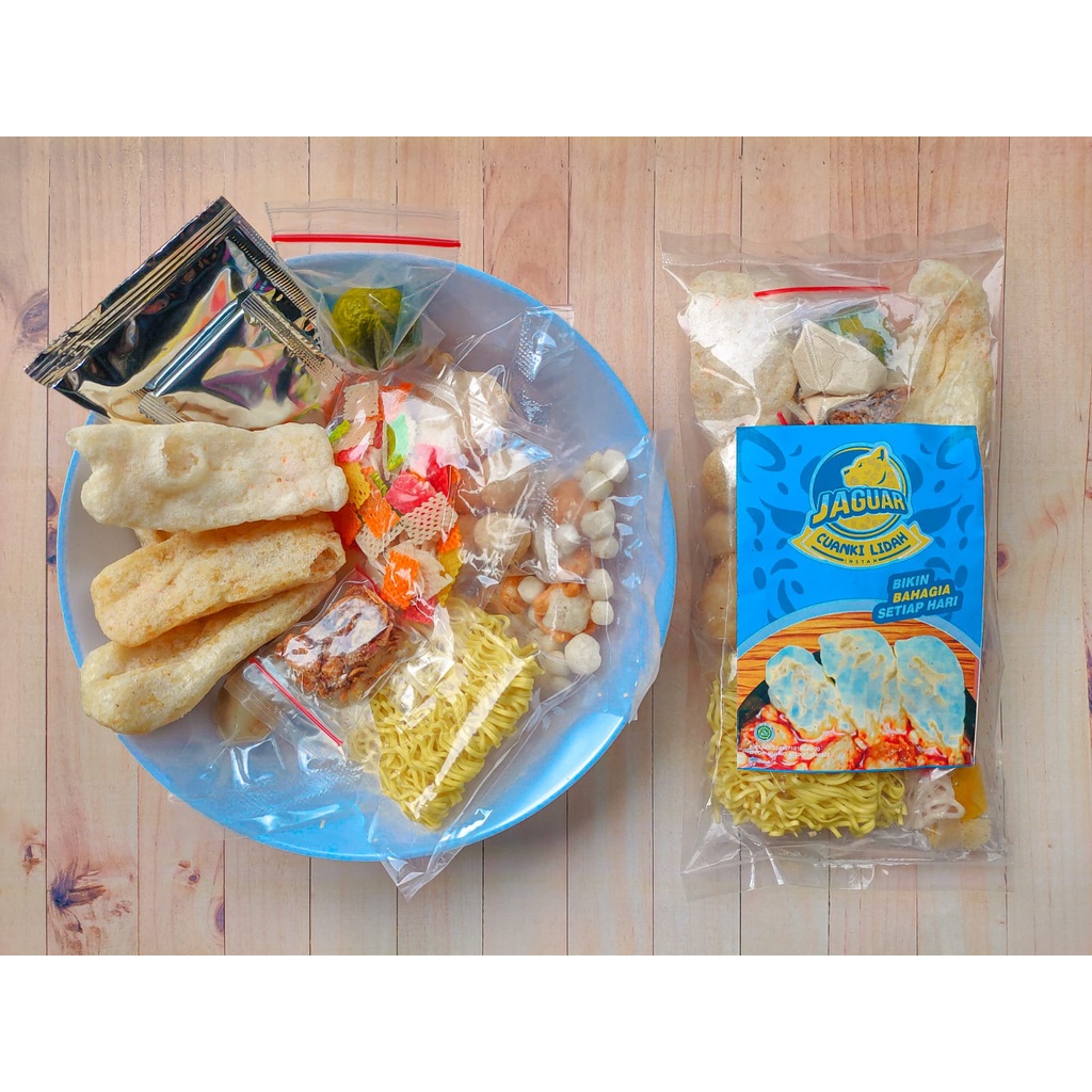 BASO ACI TULANG RANGU JAGUAR PEDAS TERLEZAT BAKSO ACI INSTAN TULANG RANGU TERMURAH BELI 5 GRATIS 1