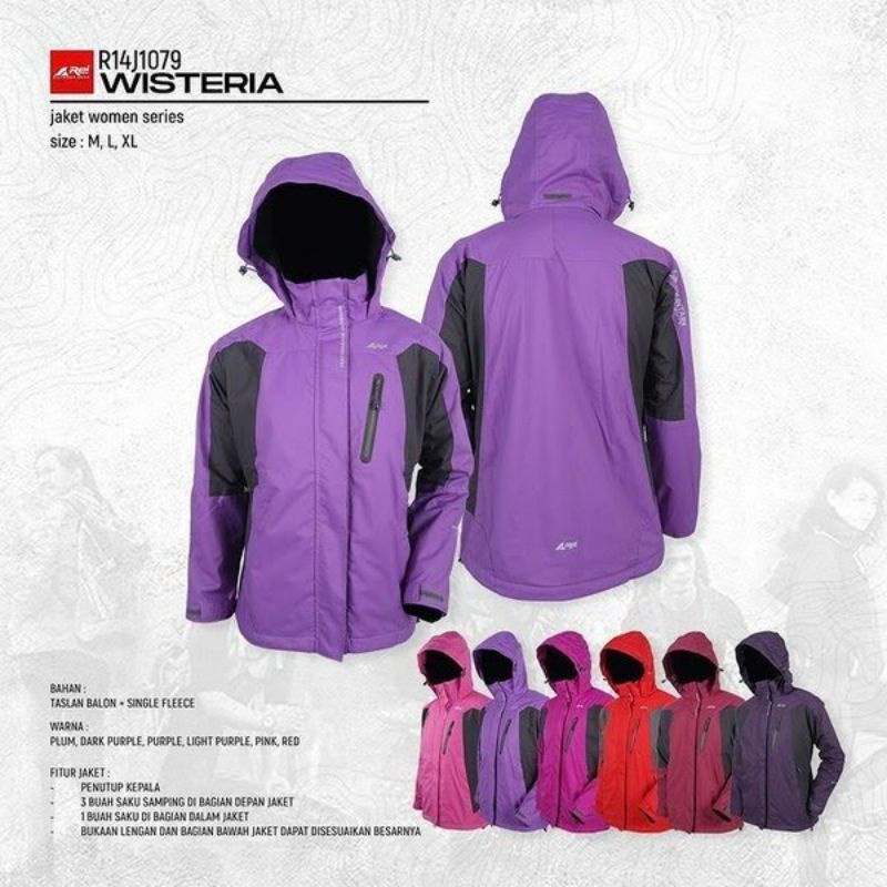 Jaket Gunung REI Jaket Women Series Wisteria Arei Outdoorgear