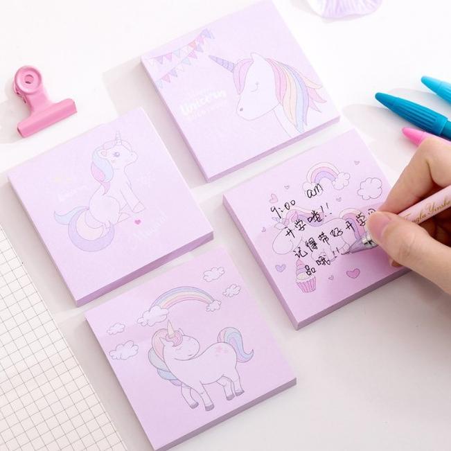 

Sticky Notes Unicorn Anak Sekolah Catatan Post It Note Notepad Tempel