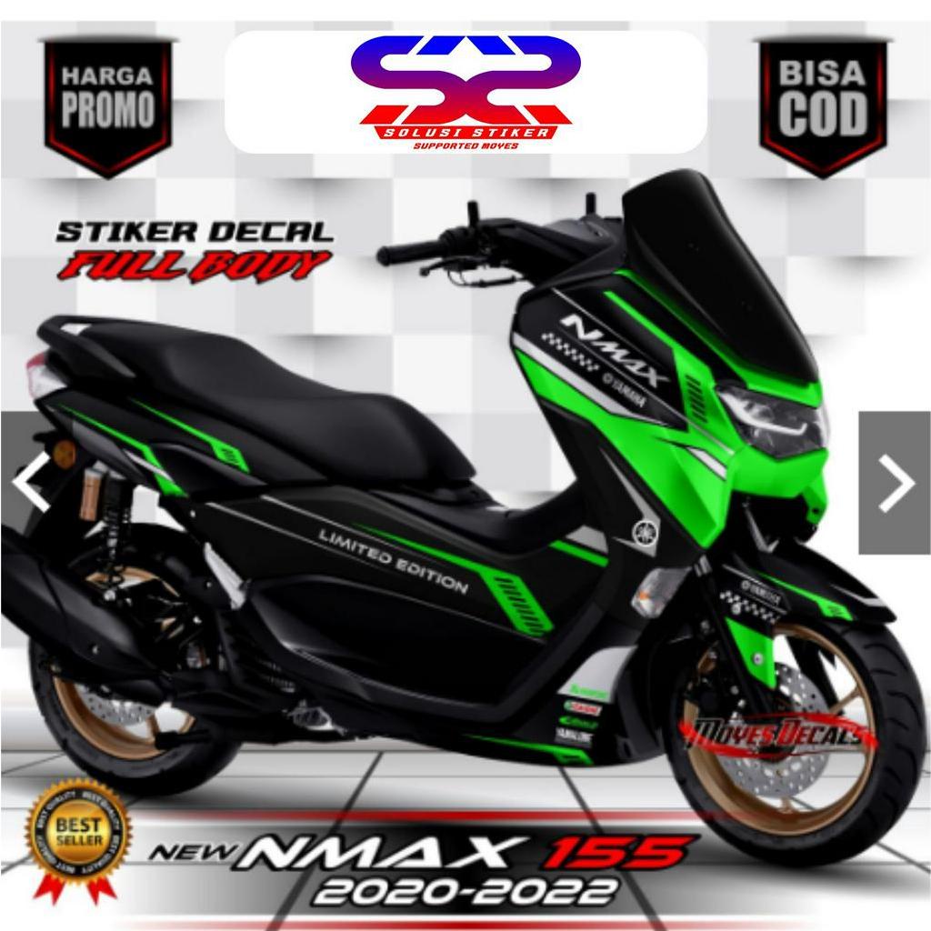 STIKER DECAL New NMAX  STIKER Decal New  NMAX 155 Variasi Hijau FULL BODY