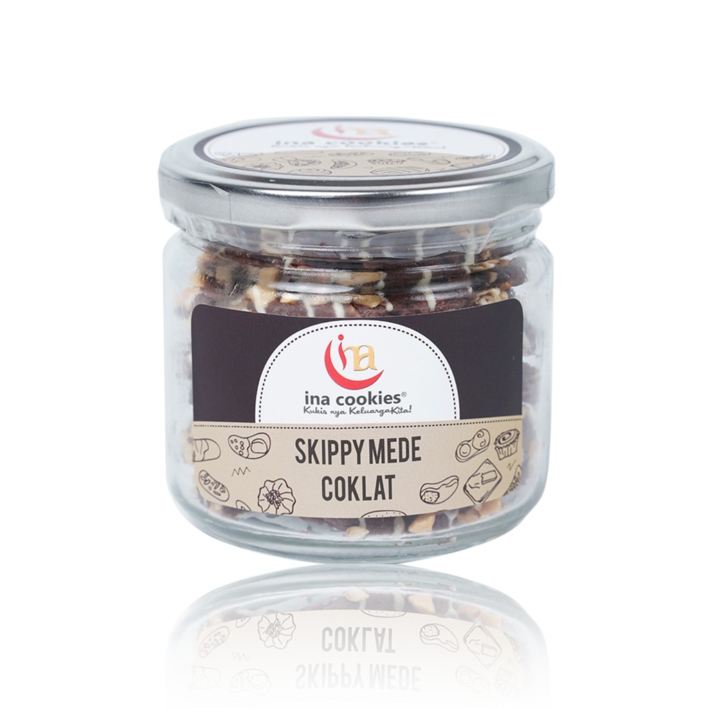 

Ina Cookies Kue Kering Skippy Mede Coklat JAR wildan